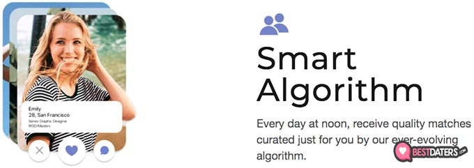 Coffee Meets Bagel review: smart algorithm.