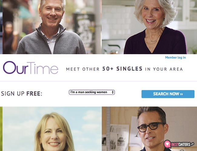 Ourtime: the mature dating site in UK!